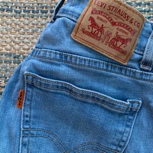 Orange tab 721 vintage high rise jeans